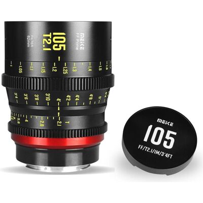 Objectif Cinéma Plein Format Meike 105mm T2.1 Monture RF Objectif Cinéma Plein Format Meike 105mm T2.1 Monture RF