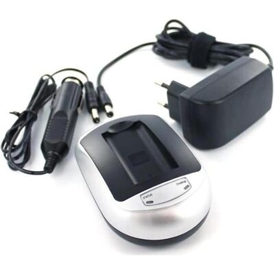 AGI Chargeur compatible avec Ricoh DB50, Alimentation pour appareil photo, Argent AGI Chargeur compatible avec Ricoh DB50, Alimentation pour appareil photo, Argent