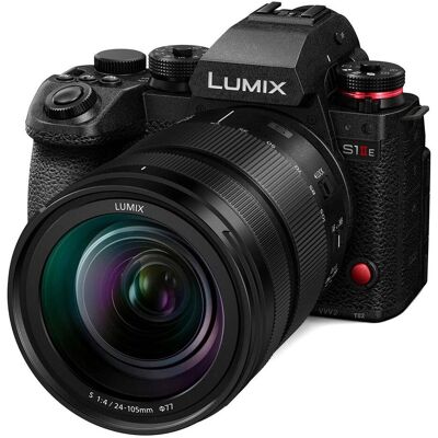 Panasonic Lumix S1II + Lumix S 24-105 mm F4 Macro O.I.S. (24.10 Mpx, Plein format), Appareil photo, Noir Panasonic Lumix S1II + Lumix S 24-105 mm F4 Macro O.I.S. (24.10 Mpx, Plein format), Appareil photo, Noir