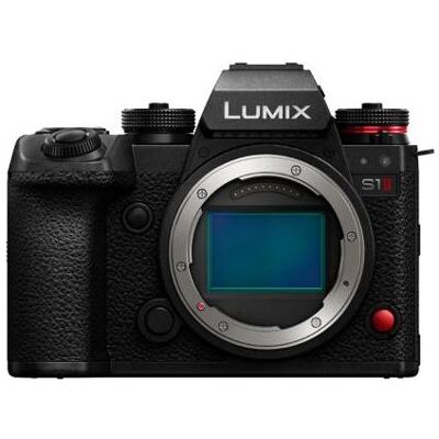 Panasonic Lumix S1II + Lumix S 24-105 mm F4 Macro O.I.S. (24.10 Mpx, Plein format), Appareil photo, Noir Panasonic Lumix S1II + Lumix S 24-105 mm F4 Macro O.I.S. (24.10 Mpx, Plein format), Appareil photo, Noir