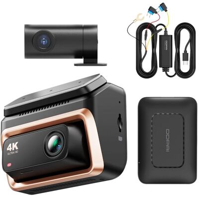 DDpai Dash + caméra arrière Z60 Pro 4G, 4K, Wi-Fi, GPS, écran LCD 3 pouces, noir (Écran intégré, Microphone intégré, Récepteur GPS, WiFi, 4K), Dashcam, Noir DDpai Dash + caméra arrière Z60 Pro 4G, 4K, Wi-Fi, GPS, écran LCD 3 pouces, noir (Écran intégré, Microphone intégré, Récepteur GPS, WiFi, 4K), Dashcam, Noir