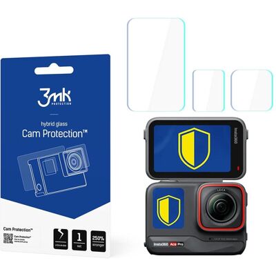 3MK Cam Protection pro Insta360 Ace Pro, Caméra d'action : accessoires 3MK Cam Protection pro Insta360 Ace Pro, Caméra d'action : accessoires