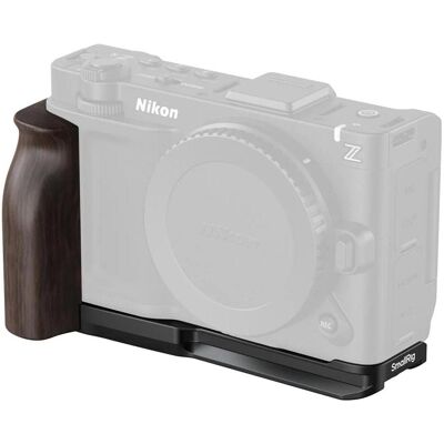 SmallRig 5906 L-Shaped Mount Plate with Wooden Handle for Nikon ZR, Accessoires vidéo, Marron, Noir SmallRig 5906 L-Shaped Mount Plate with Wooden Handle for Nikon ZR, Accessoires vidéo, Marron, Noir