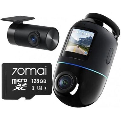 70mai Caméra embarquée 4K Omni à vision panoramique à 360° avec deux capteurs Sony Starvis 2 (Récepteur GPS, 4K), Dashcam, Noir 70mai Caméra embarquée 4K Omni à vision panoramique à 360° avec deux capteurs Sony Starvis 2 (Récepteur GPS, 4K), Dashcam, Noir