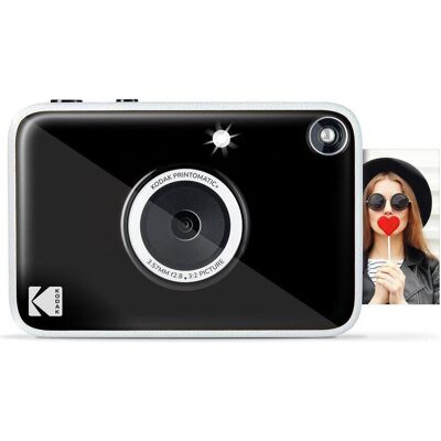 Kodak - Printomatic + Instant Camera, Appareil photo instantané, Noir Kodak - Printomatic + Instant Camera, Appareil photo instantané, Noir