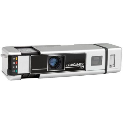 Lomography Lomomatic 110, Appareil photo analogique, Argent Lomography Lomomatic 110, Appareil photo analogique, Argent