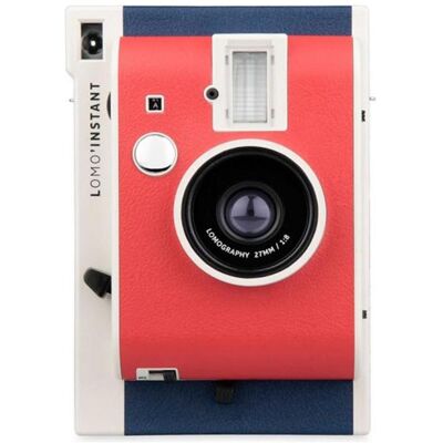 Lomography ’Instant, Appareil photo instantané, Bleu, Rouge, Blanc Lomography ’Instant, Appareil photo instantané, Bleu, Rouge, Blanc