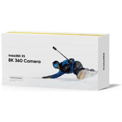 Insta360 X5 Snowboard Bundle, Caméra d'action, Blanc Insta360 X5 Snowboard Bundle, Caméra d'action, Blanc