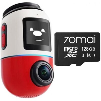 70mai X800 4K Cervena + carte SD 128GB, Dashcam 70mai X800 4K Cervena + carte SD 128GB, Dashcam