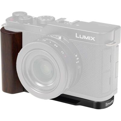 SmallRig 5942 L-Shaped Mount Plate with Wooden Handle for Panasonic LUMIX L10 (Black) (Cage), Accessoires vidéo, Noir, Marron SmallRig 5942 L-Shaped Mount Plate with Wooden Handle for Panasonic LUMIX L10 (Black) (Cage), Accessoires vidéo, Noir, Marron