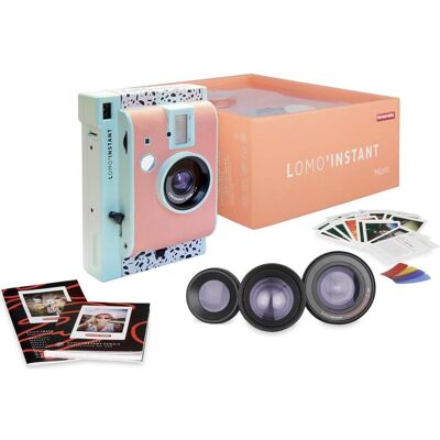 Lomography Instant Mini Milano Edition, Appareil photo instantané, Bleu, Rose Lomography Instant Mini Milano Edition, Appareil photo instantané, Bleu, Rose