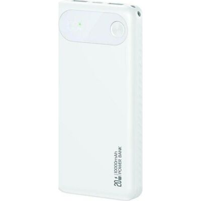 Usams PB80 Power Bank PD20W 10000mAh white (10000 mAh, 20 W, 37 Wh), Chargeur de secours, Blanc Usams PB80 Power Bank PD20W 10000mAh white (10000 mAh, 20 W, 37 Wh), Chargeur de secours, Blanc