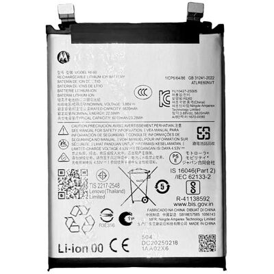 Motorola Edge 60 Pro Battery 6000mAh Original, Batterie pour téléphone portable Motorola Edge 60 Pro Battery 6000mAh Original, Batterie pour téléphone portable