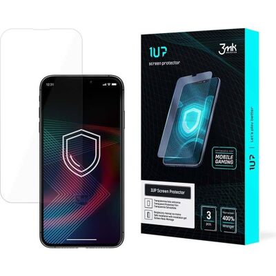3MK Folia 1UP iPhone 14/14 Pro 6,1" Folia Gaming 3szt (3 pcs, Apple iPhone 14, Apple iPhone 14 Pro), Téléphone portable : film de protection, Transparent 3MK Folia 1UP iPhone 14/14 Pro 6,1" Folia Gaming 3szt (3 pcs, Apple iPhone 14, Apple iPhone 14 Pro), Téléphone portable : film de protection, Transparent