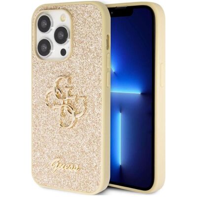 Guess Hard Case (Apple iPhone 15 Pro Max), Coque pour téléphone portable, Or Guess Hard Case (Apple iPhone 15 Pro Max), Coque pour téléphone portable, Or