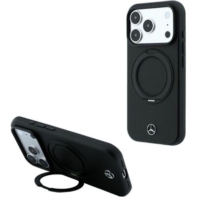 Mercedes Étui en cuir avec support à anneau MagSafe pour iPhone 18 Pro Max / 17 Pro Max / 17 Pro Max, noir (Apple iPhone 17 Pro Max, Apple iPhone 18 Pro Max), Coque pour téléphone portable, Noir Mercedes Étui en cuir avec support à anneau MagSafe pour iPhone 18 Pro Max / 17 Pro Max / 17 Pro Max, noir (Apple iPhone 17 Pro Max, Apple iPhone 18 Pro Max), Coque pour téléphone portable, Noir
