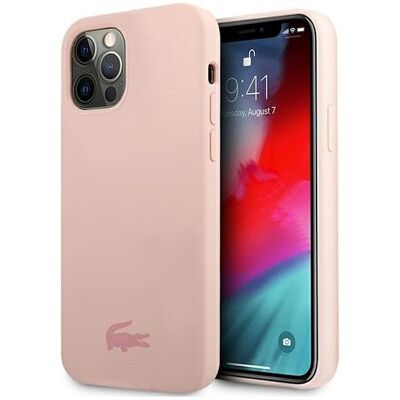 Lacoste LCHCP12MSI iPhone 12 / 12 Pro 6,1" różowy/rose hardcase Silicone (Apple iPhone 12), Coque pour téléphone portable, Pink Lacoste LCHCP12MSI iPhone 12 / 12 Pro 6,1" różowy/rose hardcase Silicone (Apple iPhone 12), Coque pour téléphone portable, Pink