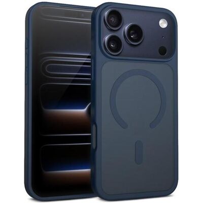 Crong Hybrid Matte Magnetic - MagSafe iPhone 17 Pro Max Case (Navy Blue) (Apple iPhone 17 Pro Max), Coque pour téléphone portable, Bleu, Transparent Crong Hybrid Matte Magnetic - MagSafe iPhone 17 Pro Max Case (Navy Blue) (Apple iPhone 17 Pro Max), Coque pour téléphone portable, Bleu, Transparent