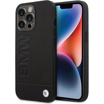BMW Étui BMHMP14LSLLBK iPhone 14 Pro 6,1" czarny/black hardcase Signature Logo Imprint Magsafe (Apple iPhone 14 Pro), Coque pour téléphone portable, Noir BMW Étui BMHMP14LSLLBK iPhone 14 Pro 6,1" czarny/black hardcase Signature Logo Imprint Magsafe (Apple iPhone 14 Pro), Coque pour téléphone portable, Noir