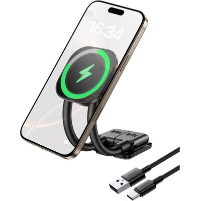 Baseus PrimeTrip C03sPro Support magnétique pour chargeur de voiture sans fil (type collant) Noir, Support pour smartphone, Noir Baseus PrimeTrip C03sPro Support magnétique pour chargeur de voiture sans fil (type collant) Noir, Support pour smartphone, Noir