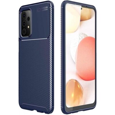 Screenguard Samsung Galaxy A52 Housse Design en carbone TPU Case (Samsung Galaxy A52), Coque pour téléphone portable, Bleu Screenguard Samsung Galaxy A52 Housse Design en carbone TPU Case (Samsung Galaxy A52), Coque pour téléphone portable, Bleu