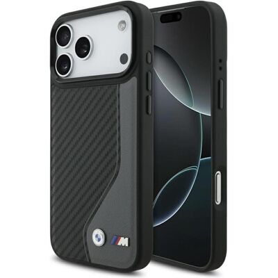 BMW Case M Carbon Logo MagSafe for iPhone 17 Pro Max anthracite (Apple iPhone 17 Pro Max), Coque pour téléphone portable, Gris BMW Case M Carbon Logo MagSafe for iPhone 17 Pro Max anthracite (Apple iPhone 17 Pro Max), Coque pour téléphone portable, Gris