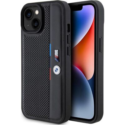 Coque dure BMW iPhone 15 Plus / 14 Plus - Ligne Tricolore M Coque dure BMW iPhone 15 Plus / 14 Plus - Ligne Tricolore M