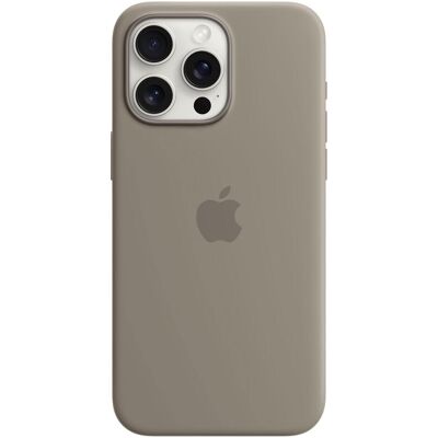 Etui silicone iPhone 15 Pro Max avec MagSafe (brun argile) (Apple iPhone 15 Pro Max), Coque pour téléphone portable, Marron Etui silicone iPhone 15 Pro Max avec MagSafe (brun argile) (Apple iPhone 15 Pro Max), Coque pour téléphone portable, Marron