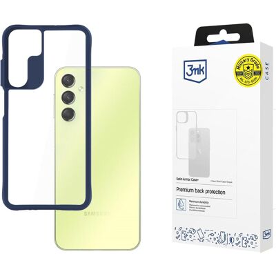 Coque Satin Armor 3MK pour Samsung Galaxy A25 5G - Bleu Coque Satin Armor 3MK pour Samsung Galaxy A25 5G - Bleu