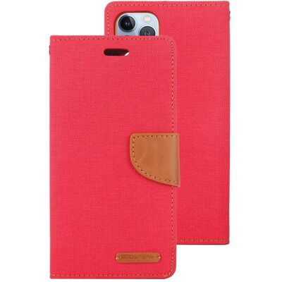 Mercury iPhone 14 Pro Max - Étui en toile rouge (Apple iPhone 14 Pro Max), Coque pour téléphone portable, Rouge Mercury iPhone 14 Pro Max - Étui en toile rouge (Apple iPhone 14 Pro Max), Coque pour téléphone portable, Rouge