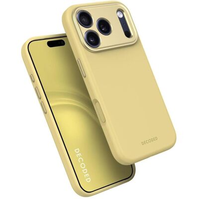 Decoded Silicone Backcover Apple iPhone 17 Yuma Yellow (Apple iPhone 17), Coque pour téléphone portable, Jaune Decoded Silicone Backcover Apple iPhone 17 Yuma Yellow (Apple iPhone 17), Coque pour téléphone portable, Jaune