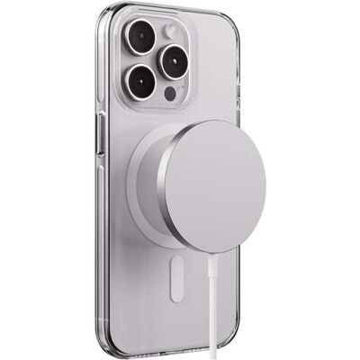 Coque Crong pour Apple iPhone 15 Pro MagSafe Antichoc Blanche Coque Crong pour Apple iPhone 15 Pro MagSafe Antichoc Blanche