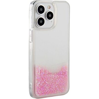 iLike iPhone 15 Pro Max Silicone Case Water Glitter (Apple iPhone 15 Pro Max), Coque pour téléphone portable, Pink iLike iPhone 15 Pro Max Silicone Case Water Glitter (Apple iPhone 15 Pro Max), Coque pour téléphone portable, Pink