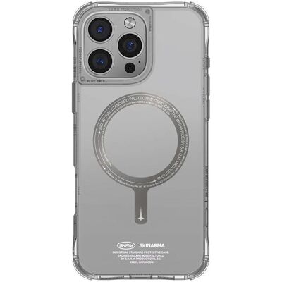 Skinarma case Saido iPhone 16 Pro Max 6.9" Magnetic Charging titanium (Apple iPhone 16 Pro Max), Coque pour téléphone portable, Argent Skinarma case Saido iPhone 16 Pro Max 6.9" Magnetic Charging titanium (Apple iPhone 16 Pro Max), Coque pour téléphone portable, Argent