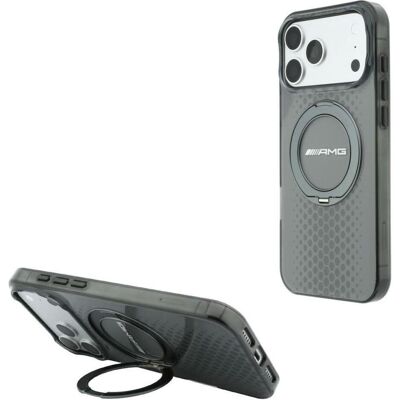 Mercedes Étui AMG IML Double Layer Urban Line avec support annulaire MagSafe pour iPhone 18 Pro Max / 17 Pro (Apple iPhone 17 Pro Max, Apple iPhone 18 Pro Max), Coque pour téléphone portable, Argent, Gris Mercedes Étui AMG IML Double Layer Urban Line avec support annulaire MagSafe pour iPhone 18 Pro Max / 17 Pro (Apple iPhone 17 Pro Max, Apple iPhone 18 Pro Max), Coque pour téléphone portable, Argent, Gris