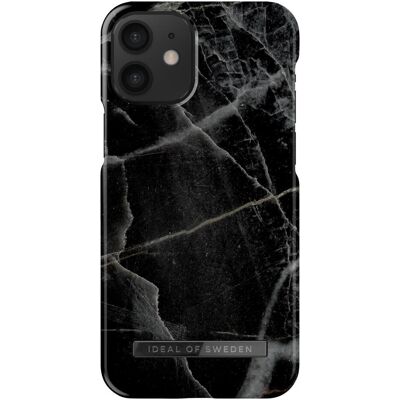 iDeal Of Sweden Designer Hard-Cover Black Thunder Marble (Apple iPhone 12 mini), Coque pour téléphone portable, Noir, Multicolore iDeal Of Sweden Designer Hard-Cover Black Thunder Marble (Apple iPhone 12 mini), Coque pour téléphone portable, Noir, Multicolore