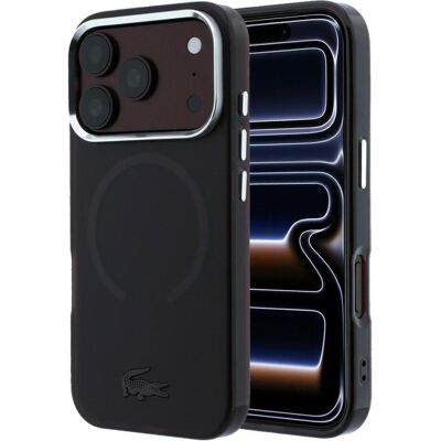 Lacoste Coque IML Frosted MagSafe pour iPhone 18 Pro Max / 17 Pro Max, couleur bordeaux (Apple iPhone 17 Pro Max), Coque pour téléphone portable, Rouge Lacoste Coque IML Frosted MagSafe pour iPhone 18 Pro Max / 17 Pro Max, couleur bordeaux (Apple iPhone 17 Pro Max), Coque pour téléphone portable, Rouge