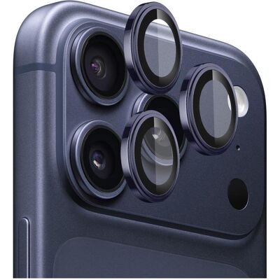 Lito - S+ Camera Glass Protector - iPhone 17 Pro / iPhone 17 Pro Max - Navy Blue (Apple iPhone 17 Pro, Apple iPhone 17 Pro Max), Téléphone portable : film de protection, Bleu Lito - S+ Camera Glass Protector - iPhone 17 Pro / iPhone 17 Pro Max - Navy Blue (Apple iPhone 17 Pro, Apple iPhone 17 Pro Max), Téléphone portable : film de protection, Bleu