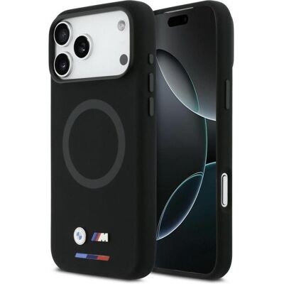 BMW M Silicon Logo MagSafe Case pour iPhone 17 Pro Max Black (Apple iPhone 17 Pro Max), Coque pour téléphone portable, Noir BMW M Silicon Logo MagSafe Case pour iPhone 17 Pro Max Black (Apple iPhone 17 Pro Max), Coque pour téléphone portable, Noir