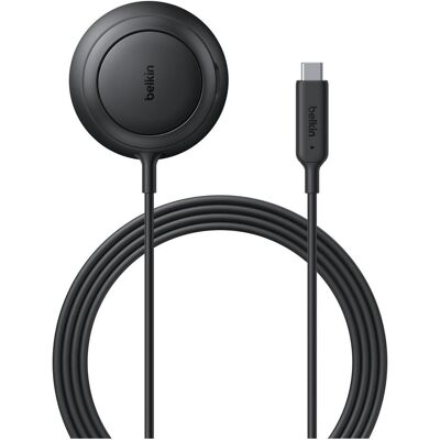 Belkin UltraCharge Ladepad Qi2 25W mit Netzteil schw.WIA014kqBK (25 W), Chargeur sans fil, Blanc, Noir Belkin UltraCharge Ladepad Qi2 25W mit Netzteil schw.WIA014kqBK (25 W), Chargeur sans fil, Blanc, Noir