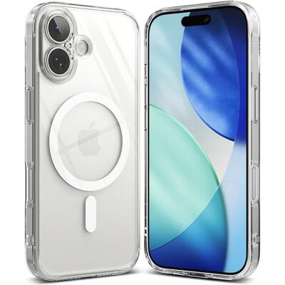 Ringke - Fusion MagSafe - iPhone 17 - Clear (Apple iPhone 17), Coque pour téléphone portable, Transparent Ringke - Fusion MagSafe - iPhone 17 - Clear (Apple iPhone 17), Coque pour téléphone portable, Transparent