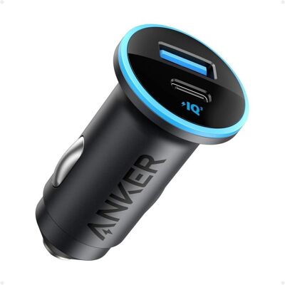 Anker Nano 52W Cigarette Lighter 1A1C Charger, Adaptateur pour véhicule, Noir Anker Nano 52W Cigarette Lighter 1A1C Charger, Adaptateur pour véhicule, Noir