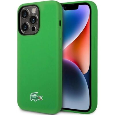Lacoste LCHMP15LSLON iPhone 15 Pro 6.1" zielony/green étui rigide Silicone MagSafe (Apple iPhone 15 Pro), Coque pour téléphone portable, Vert Lacoste LCHMP15LSLON iPhone 15 Pro 6.1" zielony/green étui rigide Silicone MagSafe (Apple iPhone 15 Pro), Coque pour téléphone portable, Vert