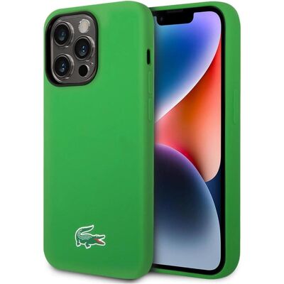 Lacoste LCHMP15XSLON iPhone 15 Pro Max 6.7" zielony/green étui rigide Silicone MagSafe (Apple iPhone 15 Pro Max), Coque pour téléphone portable, Vert Lacoste LCHMP15XSLON iPhone 15 Pro Max 6.7" zielony/green étui rigide Silicone MagSafe (Apple iPhone 15 Pro Max), Coque pour téléphone portable, Vert