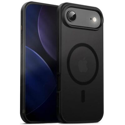 Crong Hybrid Frost MAG Cover Case with MagSafe for iPhone Air - Frosted Black (Apple iPhone Air), Coque pour téléphone portable, Noir, Transparent Crong Hybrid Frost MAG Cover Case with MagSafe for iPhone Air - Frosted Black (Apple iPhone Air), Coque pour téléphone portable, Noir, Transparent