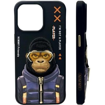Audi Nimmy case iPhone 15 Pro 6.1" black Cool&Cute 2.0 Monkey (Apple iPhone 15 Pro), Coque pour téléphone portable, Noir Audi Nimmy case iPhone 15 Pro 6.1" black Cool&Cute 2.0 Monkey (Apple iPhone 15 Pro), Coque pour téléphone portable, Noir