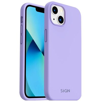 SiGN Étui en silicone liquide pour iPhone 14 Plus - Lavande (Apple iPhone 14 Plus), Coque pour téléphone portable, Violet SiGN Étui en silicone liquide pour iPhone 14 Plus - Lavande (Apple iPhone 14 Plus), Coque pour téléphone portable, Violet