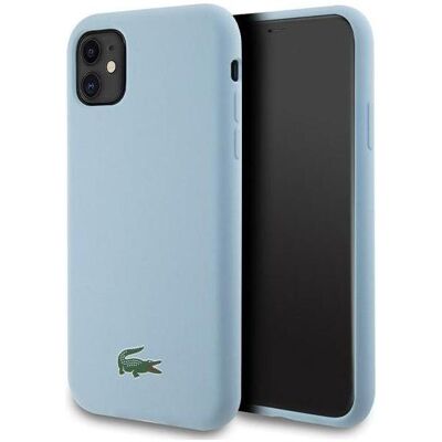 Lacoste LCHMN61SLOLB iPhone 11 / Xr 6.1" jasnoniebieski/light blue Hardcase Silicone Croc Logo MagSa (Apple iPhone 11, Apple iPhone XR), Coque pour téléphone portable, Bleu Lacoste LCHMN61SLOLB iPhone 11 / Xr 6.1" jasnoniebieski/light blue Hardcase Silicone Croc Logo MagSa (Apple iPhone 11, Apple iPhone XR), Coque pour téléphone portable, Bleu