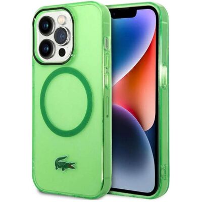Lacoste LCHMP15LULON iPhone 15 Pro 6.1" zielony/green étui rigide transparent MagSafe (Apple iPhone 15 Pro), Coque pour téléphone portable, Vert Lacoste LCHMP15LULON iPhone 15 Pro 6.1" zielony/green étui rigide transparent MagSafe (Apple iPhone 15 Pro), Coque pour téléphone portable, Vert