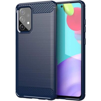 Hurtel Coque Carbon Cover TPU pour Samsung Galaxy A72 4G bleu (Samsung Galaxy A72), Coque pour téléphone portable, Bleu Hurtel Coque Carbon Cover TPU pour Samsung Galaxy A72 4G bleu (Samsung Galaxy A72), Coque pour téléphone portable, Bleu
